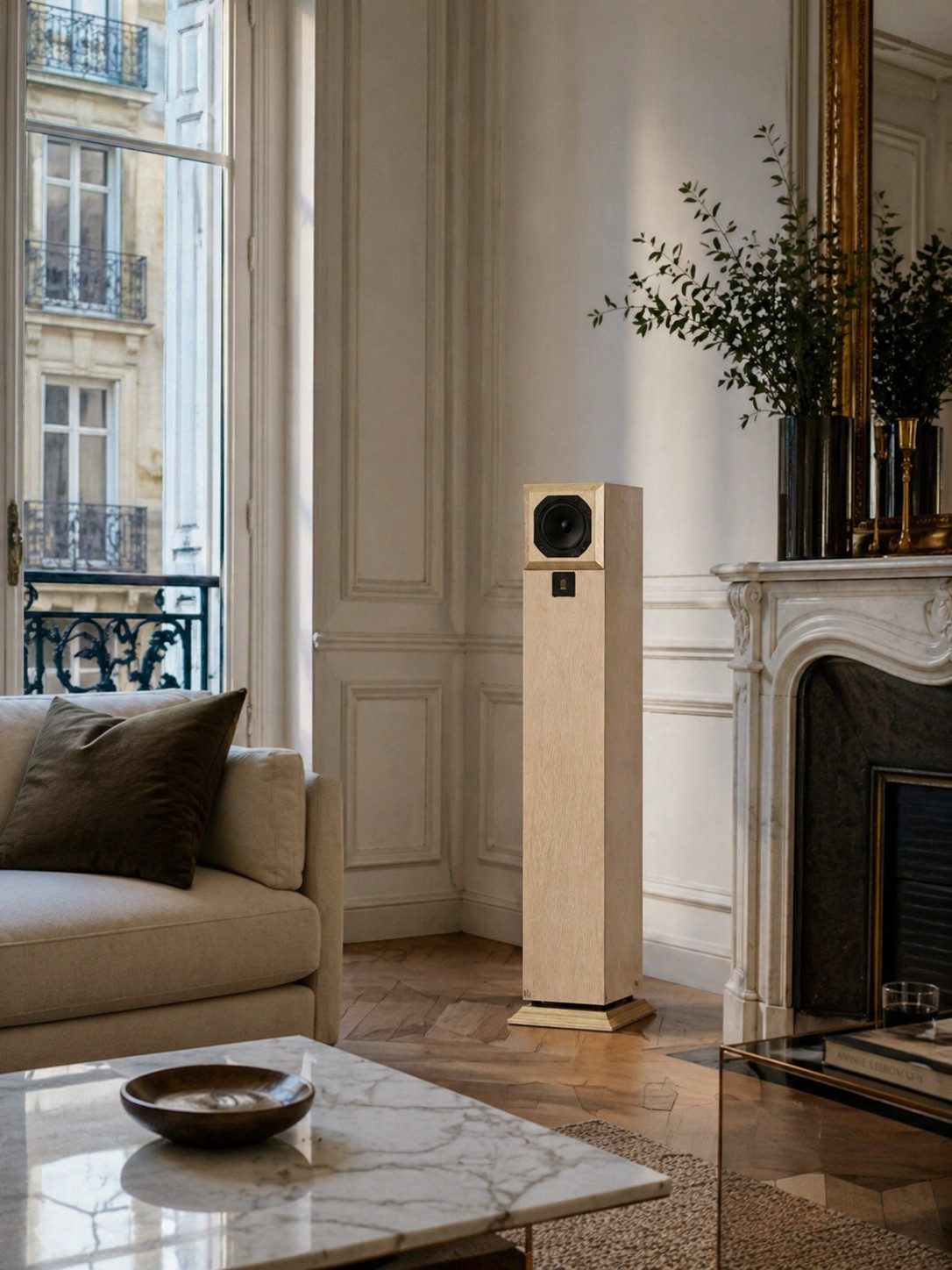 Tall Microphase Tower 3 Signature floorstanding loudspeaker